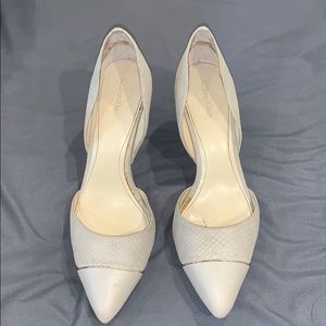 Calvin Klein snakeskin pointy toe dress shoes